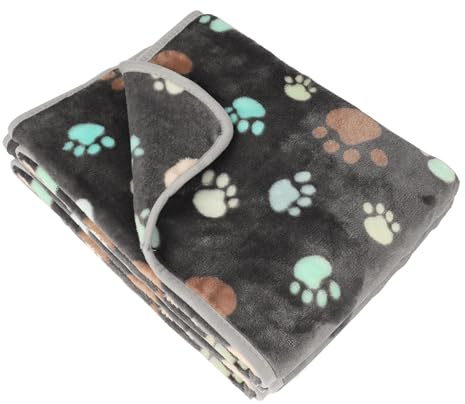 ZHABAYEN Flannel Washable Pet Blanket for Cats Dogs Puppy Kitten 104x76cm