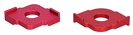 Ycauty Jig Router Mall Set 2 ST Praktiskt Radieverktyg Av Aluminiumlegering för Träbearbetning Filébågar R10 R15 R20 R30