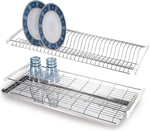 Escurreplatos Trio inoxidable cm.76