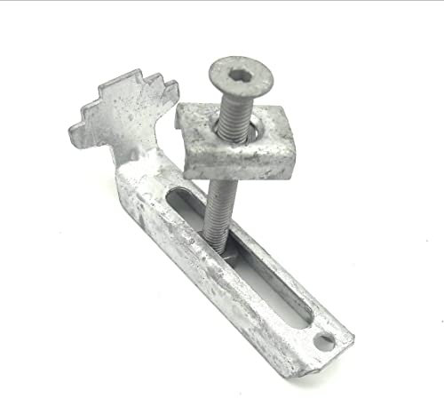 Gitterrost Befestigung Gitterrostsicherung Lichtschacht Gitterrostklemme bis 50 mm 8x Befestgungss. O. 23 + U. 31