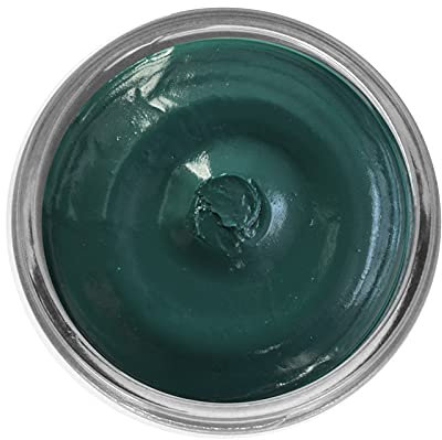 Famaco 50ml Blue Petrole Leather Deluxe Cream Polish for Boot and Shoe with Application Brush - Nourish and Leather Protector Kit for Boots and Shoes