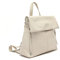 MISAKO Liba Großer Rucksack mit Klappe - Freizeitrucksack für Damen - Eleganter Alltags-Rucksacktasche Liba Beige 30 X 29 X 14 cm