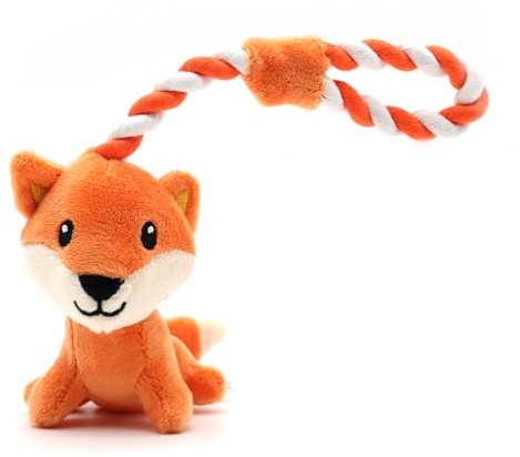 Croci Baby Tails - Jeu de Corde pour Chiens de Style Renard, pour Chiots et Chiens - Taille 25 cm