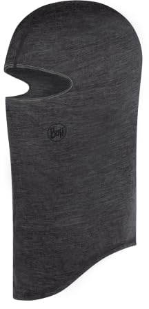 Buff| Balaclava Merino Lightweight Bufanda Multifuncional 100% Lana Merino, Senderismo, Aire Libre, Sostenible, Ligera, Fina Hombre Mujer Talla única Gris