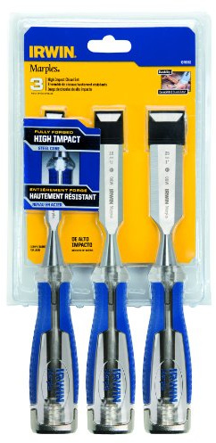 IRWIN Tools Marples High-Impact Chisel Set, 3-Piece (1819362)