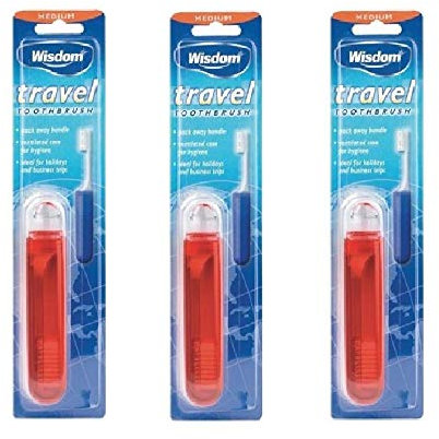 Wisdom Travel Toothbrush Triple Pack x 1