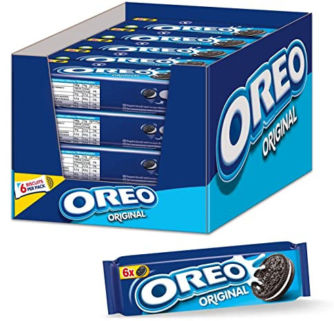 OREO Original – Knuspriger Kakao-Doppelkeks gefüllt mit Crème-Füllung – 20 x 66g