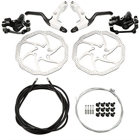 Lixada Functionality and Durability Mountain Bike Shift kit:Includes Left and Right Brake disc Sets, Hand Brake Gears, Shifter levers, and Inner Wire Sets for Professional Mountain Bike Riders.