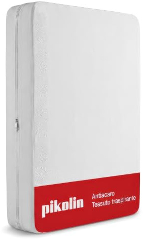 PIKOLIN Home - Funda de Colchón 160 x 200 cm de Punto y Antiácaros con Cremallera en U - Protector Colchón Transpirable y Antialérgico, Cubre los 6 Lados, Ajustable hasta 25 cm - Cama de 160 cm