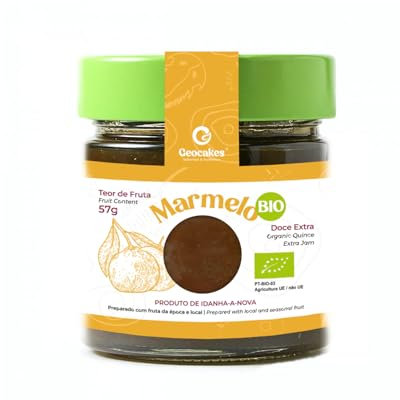 GEOCAKES Mermelada Ecologica/Organica/Biológica de Membrillo EXTRA (250g)