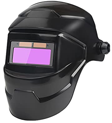 Casco de Soldadura Solar, Capucha con Oscurecimiento Automático LED con Rango de Sombra Amplia Ajustable 4/9 - 13 para Mig/Tig/Arc/soldadura por arco/ WElder MAsk/corte por plasma