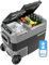 EUHOMY - Refrigerador de 12 voltios con máquina de hielo, enfriador eléctrico de 48 cuartos (45 l), batería utilizable de doble zona, control de aplicación de refrigerador de coche, refrigerador de 12