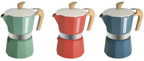 Pedrini Cafetera Cafetera Moka My Color 2024 2 Tazas 3 Colores