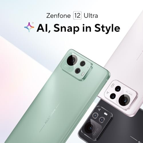 ASUS Zenfone 12 Ultra, EU Official, Sage Green, 16GB RAM 512GB Speicher, Snapdragon 8 Gen Elite, 6,78“ AMOLED 144Hz, 50MP Gimbal Kamera