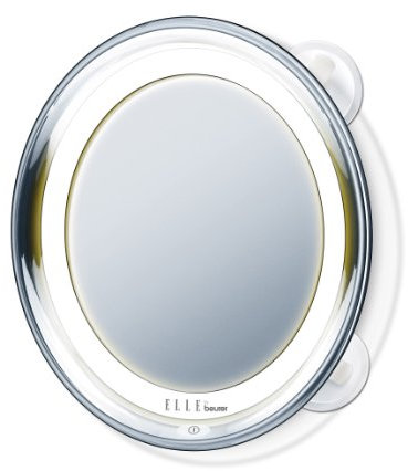 Elle by Beurer Beleuchteter Kosmetikspiegel FCE 79, Weiß-Silber