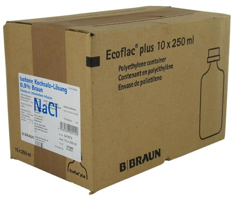 ISOTONE Kochsalz-Lösung 0,9% Braun Ecoflac Plus 10X250 ml