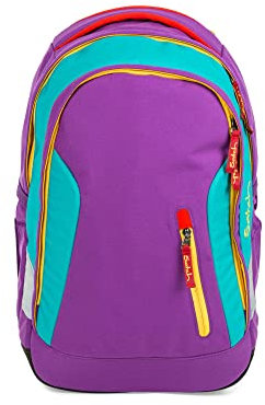Satch Unisex Kinder Elegante Rucksack, Lila (Block Purple), Talla única