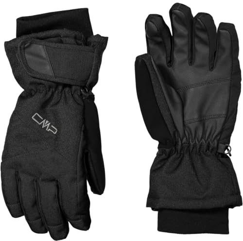 CMP - Guanti da sci da donna in twill, Nero, 8