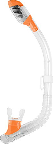 Cressi Minidry snorkel – unisex ungdom snorkelrör för barn och tonåringar