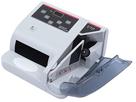 Geldzählmaschine Geld Zählen Maschine Geldzähler Geldscheinprüfer V10 UV/MG/WM Falschgelderkennung 600pcs/min 100-240V