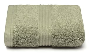 SockShop Lazy Panda Hand Towel -Super Soft & Fluffy Bamboo Material, Premium, Absorbant, Quick Drying, Plush, 700GSM, 1 Towel Per Pack, 50cm x 90cm Sage