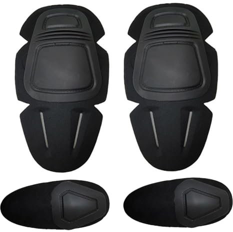 Kampfkniegelads mit Ellbogenbissen Leicht und anti-impact-Kniekolben mit Polsterung, schockabsorbierender Knieklammer für den Outdoor-Kampfbasketball-Fußball, Knieschalter, Kniekolbeneinsätze für die