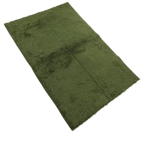 Toyvian Césped Artificial Resistente al Desgaste Alfombra para Reptiles Lecho para Terrario para Terrarios de Serpientes y Tortugas Sustrato de Hierba Artificial