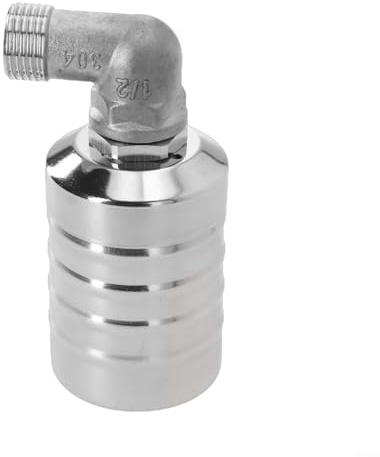 Yuanpgky Vanne à flotteur en acier inoxydable 304 pour contrôle automatique du niveau d'eau - Compatible avec les réservoirs d'eau, les tours, les piscines, les systèmes solaires et de stockage, sans