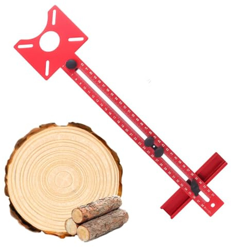 Router Milling Bracket Adjustable Compact Multifunctional Gadget Attachment | Router Guide for Flat-Surfacing Drilling Edge Circle Corner Gadget Woodworking Wall Table Indoor