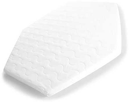 Stillerbursch Laufgittereinlage 6 eckig 120cm H2 | Laufgittermatratze | Babymatratze Laufstall | Made in Germany | 100% Polyester | Bezug waschbar 40 Grad | weiß