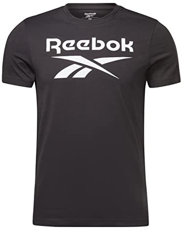 Reebok Herren Ri Big Logo Tee T-Shirts, Schwarz, M