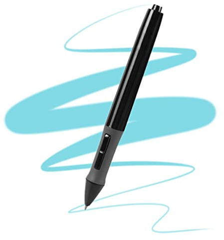 Stylet de Batterie Numérique PEN68D/P68D Remplacement de PC332/PE330 Compatible pour Pen Display GT-221 PRO/GT-220 V2/GT-191/GT-156HD V2
