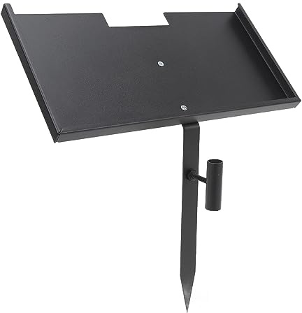 ciciglow Soporte para Marcador de Tumba, Placa de Piedras Conmemorativas con Acabado Mate Antidecoloración de Hierro de 12 X 6 para Seres Queridos/Mascotas