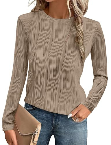 Gemulate Ladies Cream Tops Women's Blouses Long Blouse Evening Tops