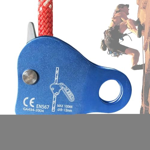 Ascensore Da Arrampicata,Discensore Auto-Bloccante Per Attrezzatura - Ascensore Per Arrampicata Su Roccia - Per Arboricoltori Alberi Roccia Calata In Corda Salvataggio Speleologia Alpinismo