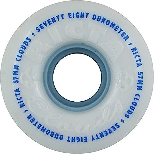 Ricta Clouds White 54mm 78a Skateboard Wheels (Set Of 4)