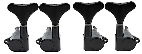 Musiclily L2+R2 Set Meccaniche per Basso 4 Corde, Nero