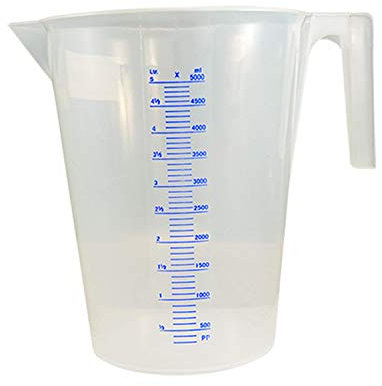 Pichet doseur 5 L Translucide
