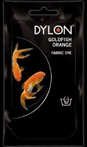 DYLON® Hand Farbstoff 50g sein - Umfangreiches Angebot an Farben verfügbar! (Goldfisch Orange)
