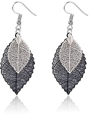 Clyhon Hängende Ohrringe für Damen Handmade Super Leicht Ohrhänger Ohrringe Vergoldet Silber Vergoldet 14 Karat Vergoldet Große Goldohrringe für Frauen