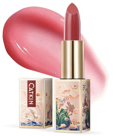 CATKIN Moonlight Lip Balm, Natural Color Tinted Lip Balm, Chapstick Lip Balms with Vitamin E for 8h Moisture for Dry Cracked Lips, 3.5g