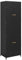 Bussandri Exclusive - Gartenschrank Schwarz 59x40x180 cm Poly Rattan