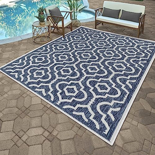 Rugs4Sale Flatweave Indoor/Outdoor Area Rugs modern design for space,garden,living room, bedroom, or conservatory. This versatile and great addition to your home décor.(120x170cm Medallion Design)