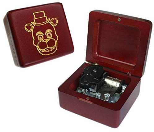 Sinzyo Music Box Vintage Wood Carved Mechanism Musical Boxs Gift for Birthday Valentine's Day Christmas Day(Toreador -WineRed Box)