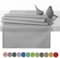 heimtexland Outdoor Tischläufer Garten Tischdecke 45x145 Tischdeko wasserabweisend wetterfest UV-beständig Typ551 Hellgrau