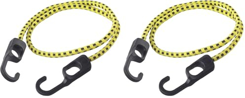 wolfcraft 3292000 Lot de 4 Sandows 100 cm ø 8 mm,Jaune