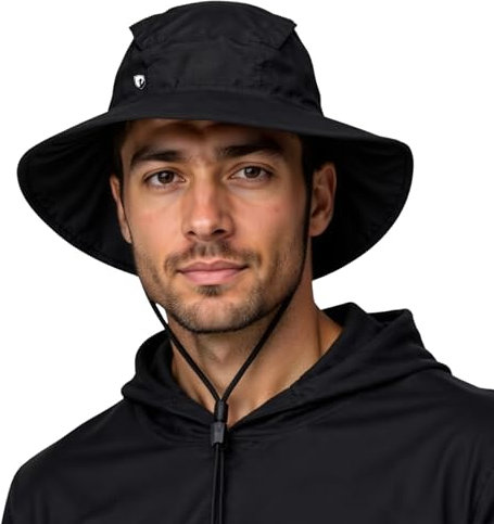 ALPIN LOACKER Wasserdichter Regenhut – Atmungsaktiver Outdoor Hut für Herren & Damen – Nachhaltiger Wanderhut aus 100% recyceltem Polyester – Perfekt für Camping, Trekking, Wandern & Alltag, S-M