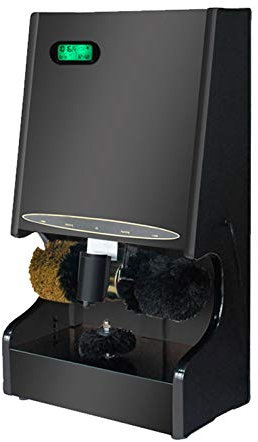 MYXJX cireuse à chaussures électrique, Retrait automatique de l'induction, polissage, huilage-économie d'énergie et faible bruit-pour bureau, hôtel, banque, maison,(Black)