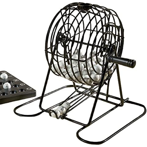 Gioco da Tavolo Bingo per Famiglie con Tabellone Principale, Carte con Stampa di Grandi Dimensioni, Gioco Ideale per le Feste, per Bambini e Adulti, (BLACK)