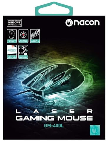Nacon GM-400L Laser Gaming Maus (6000dpi, mehrfarbige Beleuchtung)